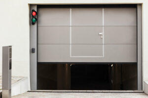 garage-door-car-parking-automatic-entrance-gate-underground-car-parking-with-traffic-light